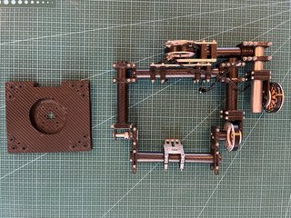 Gimbal Fibra Carbono Potente
