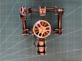 Gimbal Fibra Carbono Potente