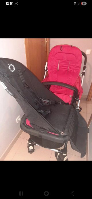 Carrito Bugaboo con bolso Skip Hop