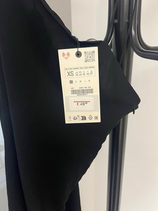 Vestido largo con transparencia