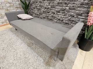 Sofá Cama Clic Clac Gris de 3 Plazas
