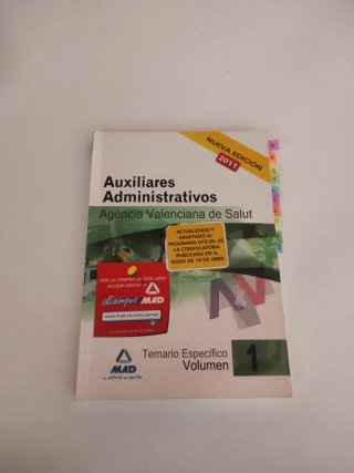 Temario completo oposición auxiliar administrativo