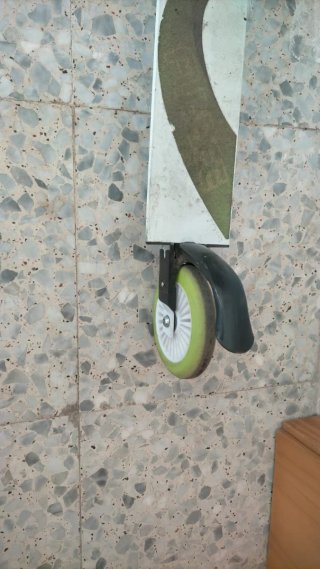 Patín infantil blanco y verde