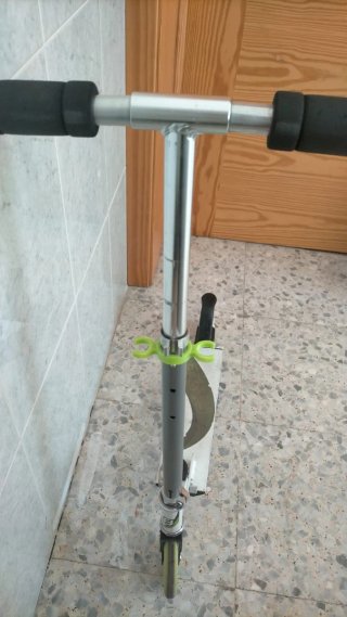 Patín infantil blanco y verde