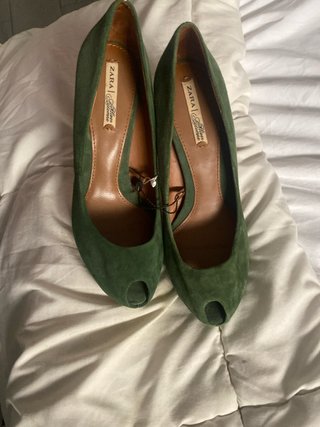 Zapatos Zara Talla 39 Verde