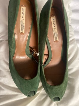 Zapatos Zara Talla 39 Verde