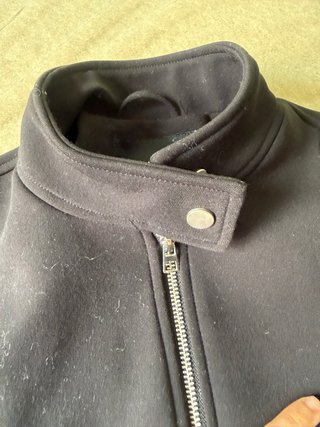 Chaqueta Zara Neopreno Negra