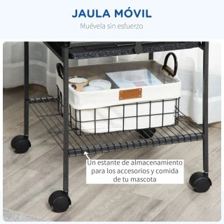 Jaula para Pájaros con Ruedas
