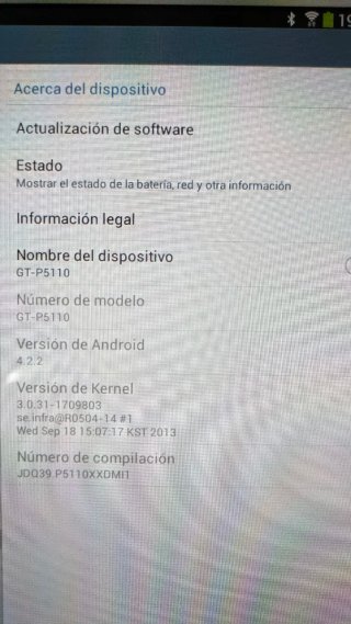 Samsung Galaxy Tab 2 10.1 Blanca