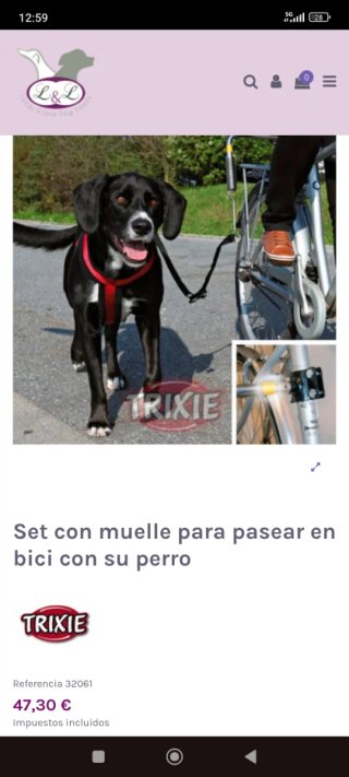 Soporte Bicicleta para perros