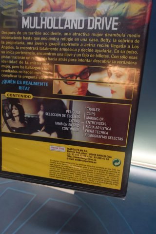 DVD Mulholland Drive - Nueva