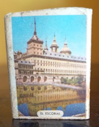 Caja de cerillas antigua España