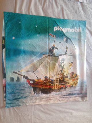 Playmobil Piratas Edredón y cojín grande