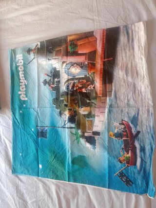 Playmobil Piratas Edredón y cojín grande