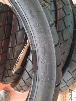 2 Neumáticos Mitas MC-11 2.50-17 43J TL/TT