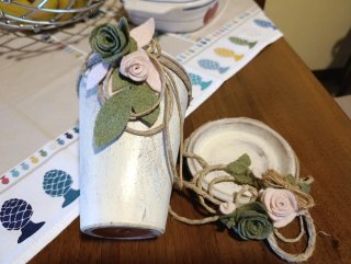 Decorazioni floreali fatte a mano