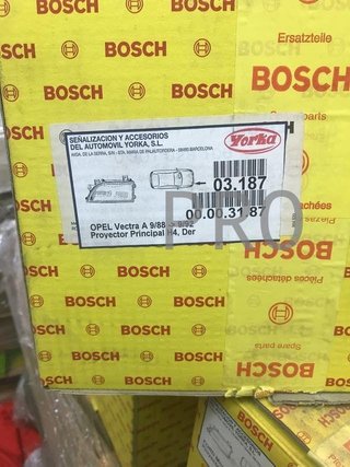 Faro derecho opel vectra a