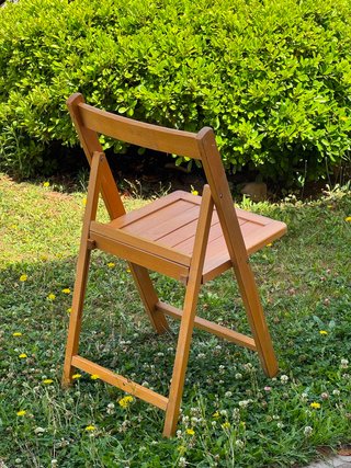 Sillas de madera plegables
