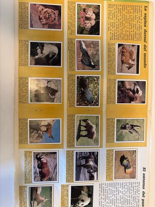 Album cromos ADENA WWF Animales en Peligro