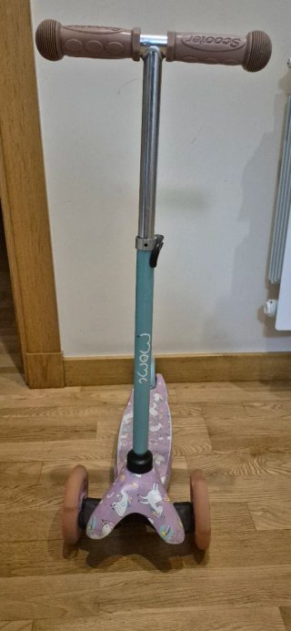 Patinete infantil niña Scooter unicornios