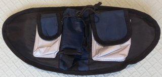 Riñonera deportiva multi-bolsillos.