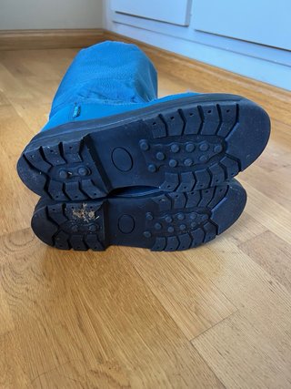 Botas de agua azules para mujer