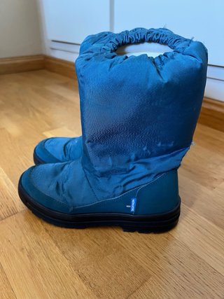 Botas de agua azules para mujer