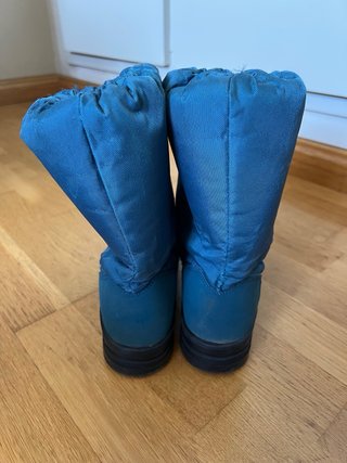 Botas de agua azules para mujer