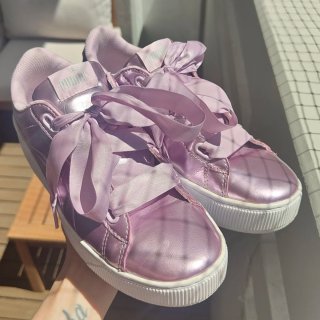 Zapatillas Puma Vikky Platform Ribbon P Rosa