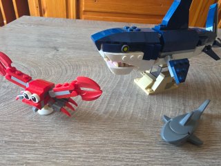 Lego Tiburón y Cangrejo