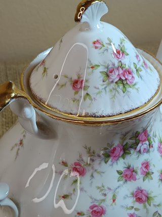 Tetera Porcelana Inglesa Paragon Victoriana Rose