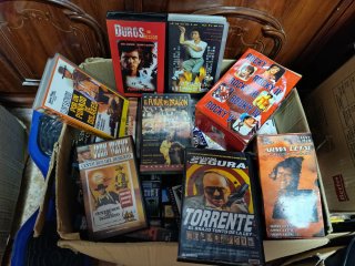 Lote Cintas VHS Películas Acción y Western