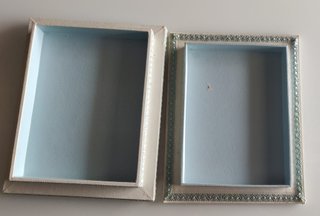 Caja antigua decorada a mano