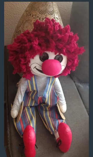 Sr Zapatones payaso muñeco