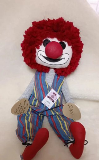 Sr Zapatones payaso muñeco