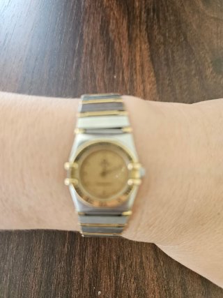 Omega Constellation Reloj Oro y Plata