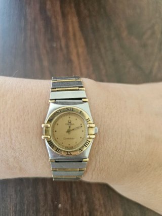 Omega Constellation Reloj Oro y Plata