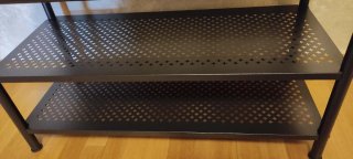 Perchero y banco Ikea NIPÅSEN recibidor