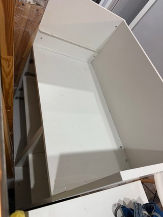Cajonera blanca y verde IKEA y cambiador/escritori