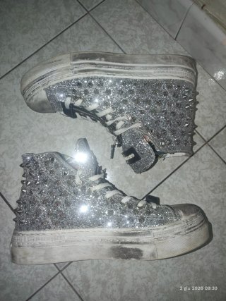 Scarpe Gioselin borchie brillantini n.39