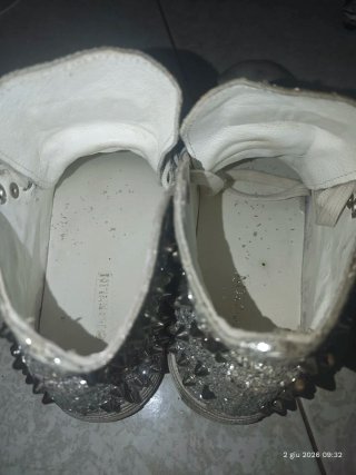 Scarpe Gioselin borchie brillantini n.39