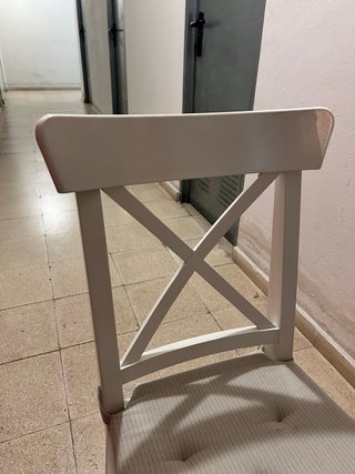 4 Sillas Ingolf IKEA Madera Blanca