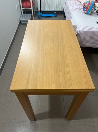Mesa extensible Ikea 50x90cm a 89x90cm