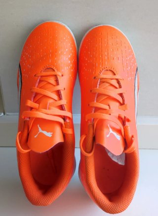 Botas Fútbol Niños Puma Naranja Talla 36