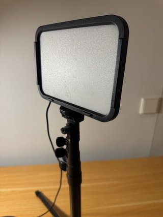 Luz LED para vídeo con trípode