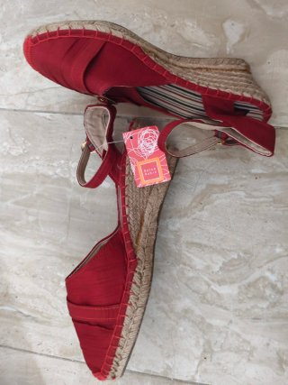 Sandalias cuña mujer talla 39