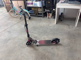 Patinete niña, infantil  rosa y plateado