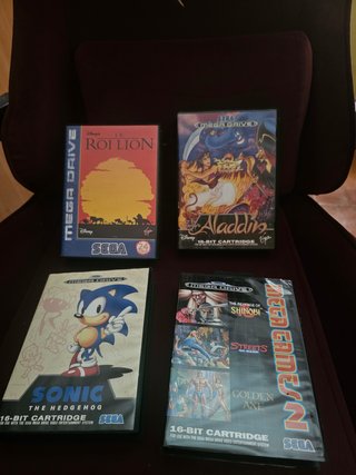 Giochi Mega Drive: Sonic, Aladdin, Il Re Leone mega2