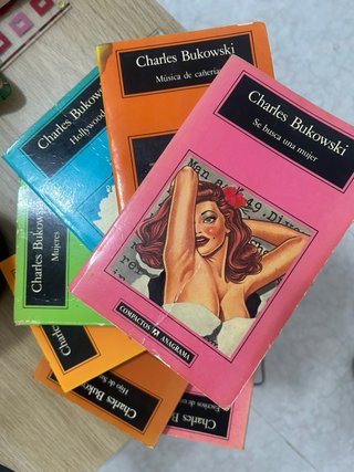 PACK 7 LIBROS CHARLES BUKOWSKI