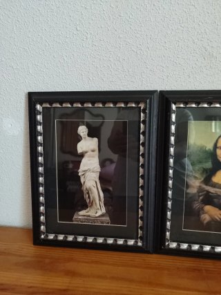 Dos cuadros: Mona Lisa y Venus